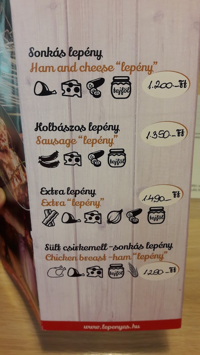 Menu Café La Panne-1